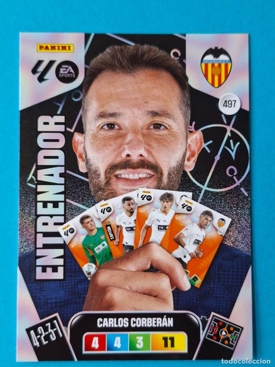Cromos de F&uacute;tbol: Entrenador #497 CARLOS CORBER&Aacute;N (Valencia) - Adrenalyn XL LaLiga 2025-26