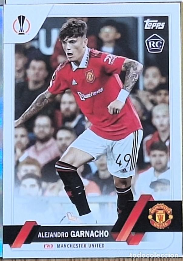 Cromos de F&uacute;tbol: Alejandro Garnacho Manchester United Topps Champions League Soccer