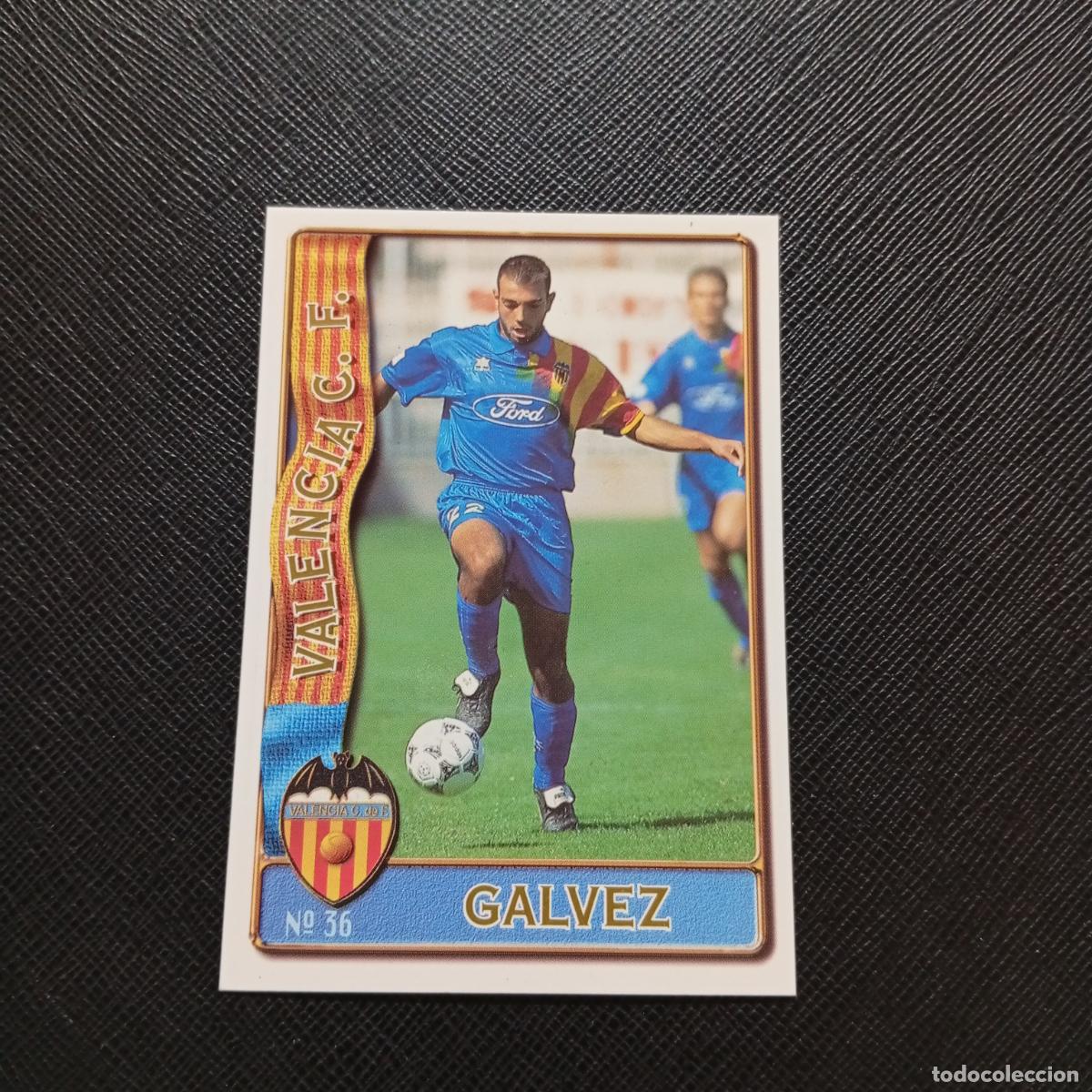 Cartes &agrave; collectionner de Football: 36 GALVEZ VALENCIA MUNDICROMO 1996 1997 CROMO FUTBOL LIGA 96 97 - A206 PG6