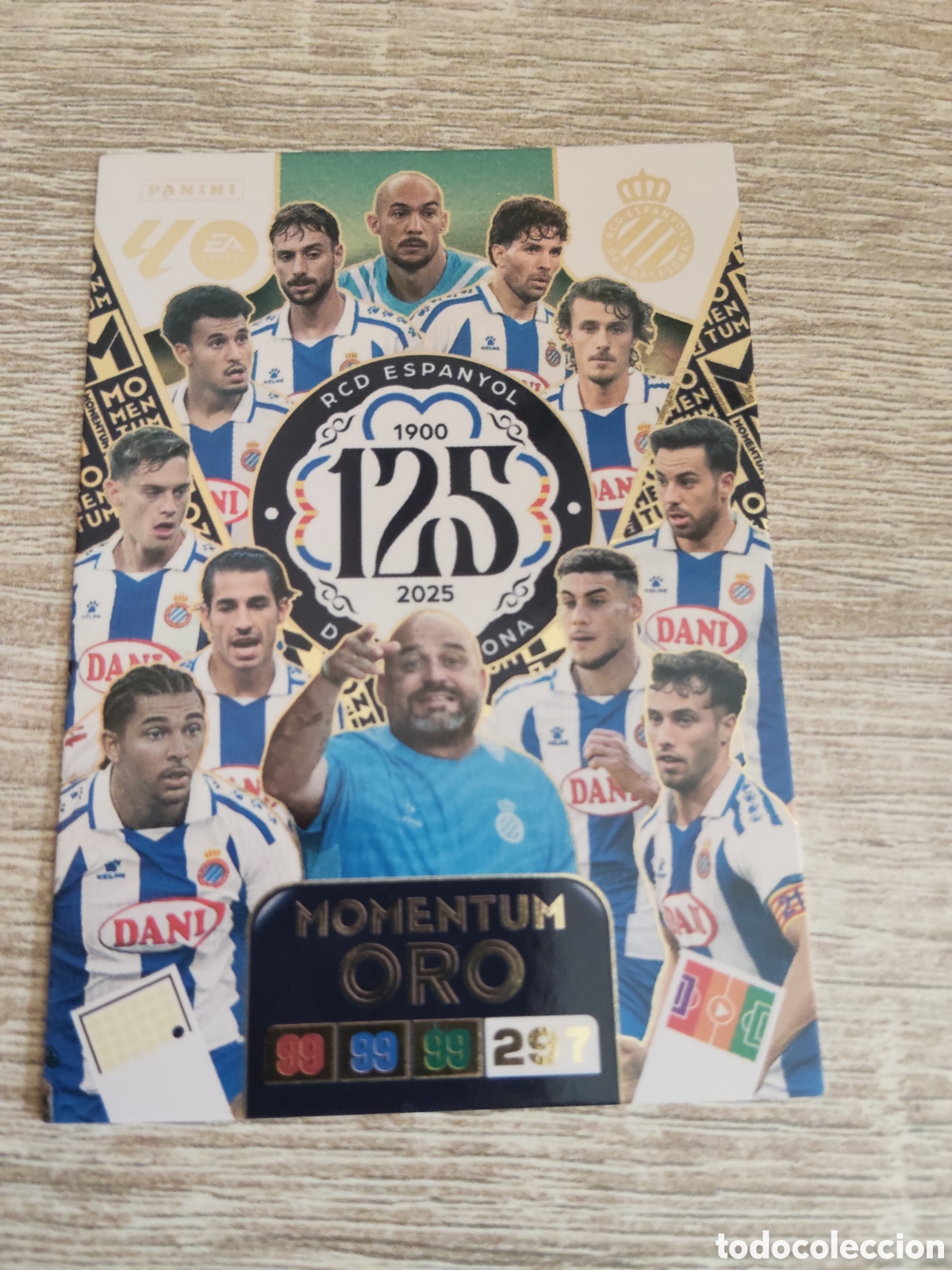 Cromos de F&uacute;tbol: Panini Adrenalyn 2025 2026 25 26 momentum oro Espanyol