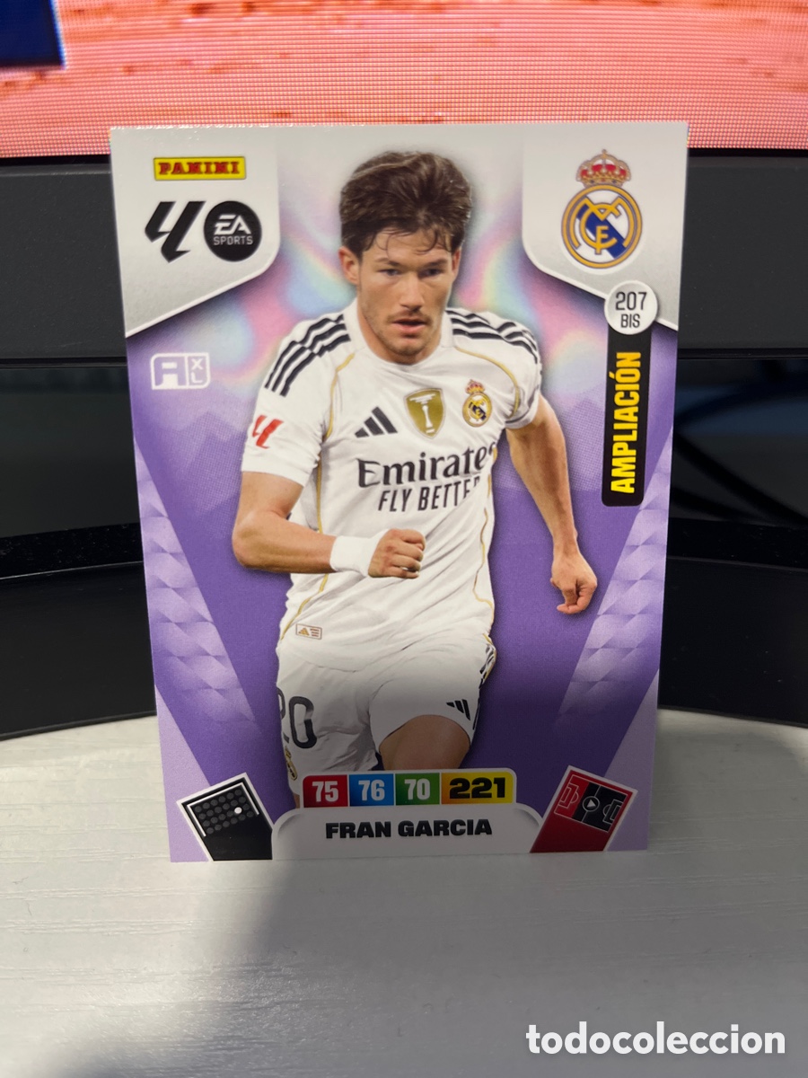 Cromos de F&uacute;tbol: Fran garcia Real Madrid ampliaci&oacute;n adrenalyn XL 2025/26