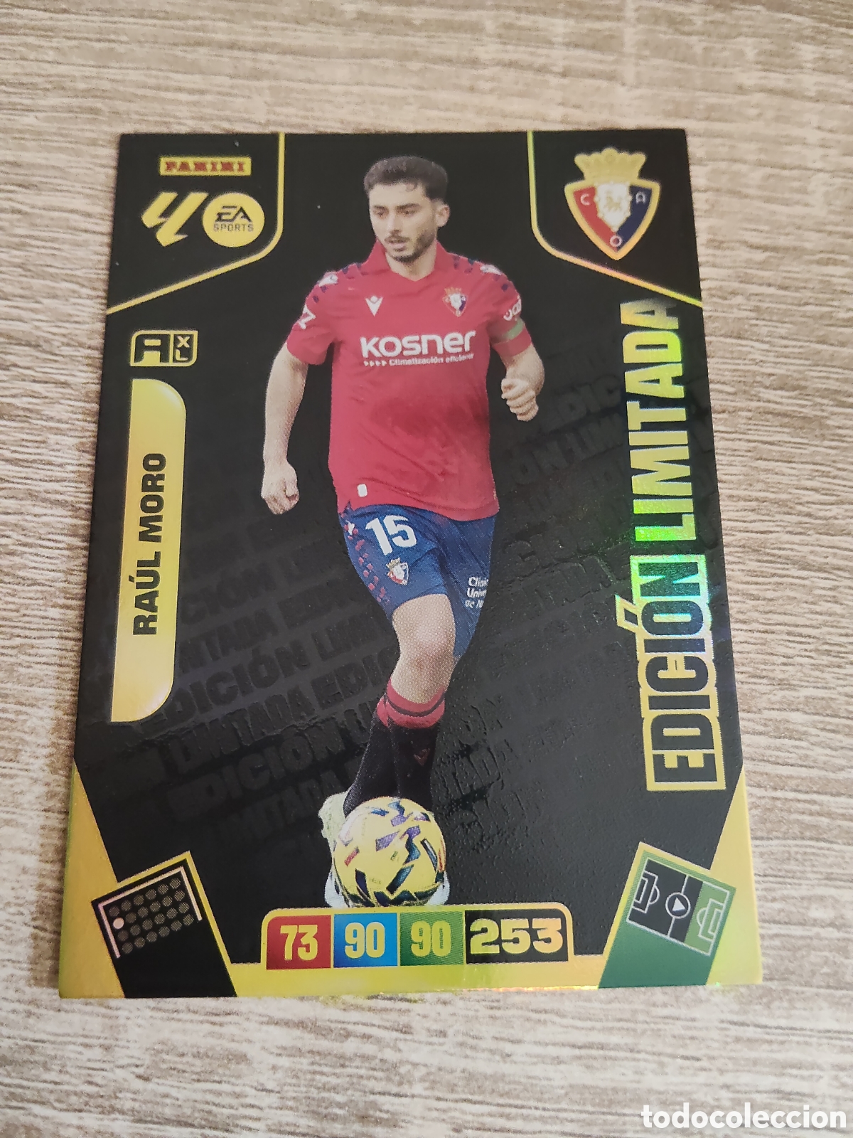 Cromos de F&uacute;tbol: Panini Adrenalyn 2025 2026 25 26 Ra&uacute;l Moro Osasuna edici&oacute;n limitada