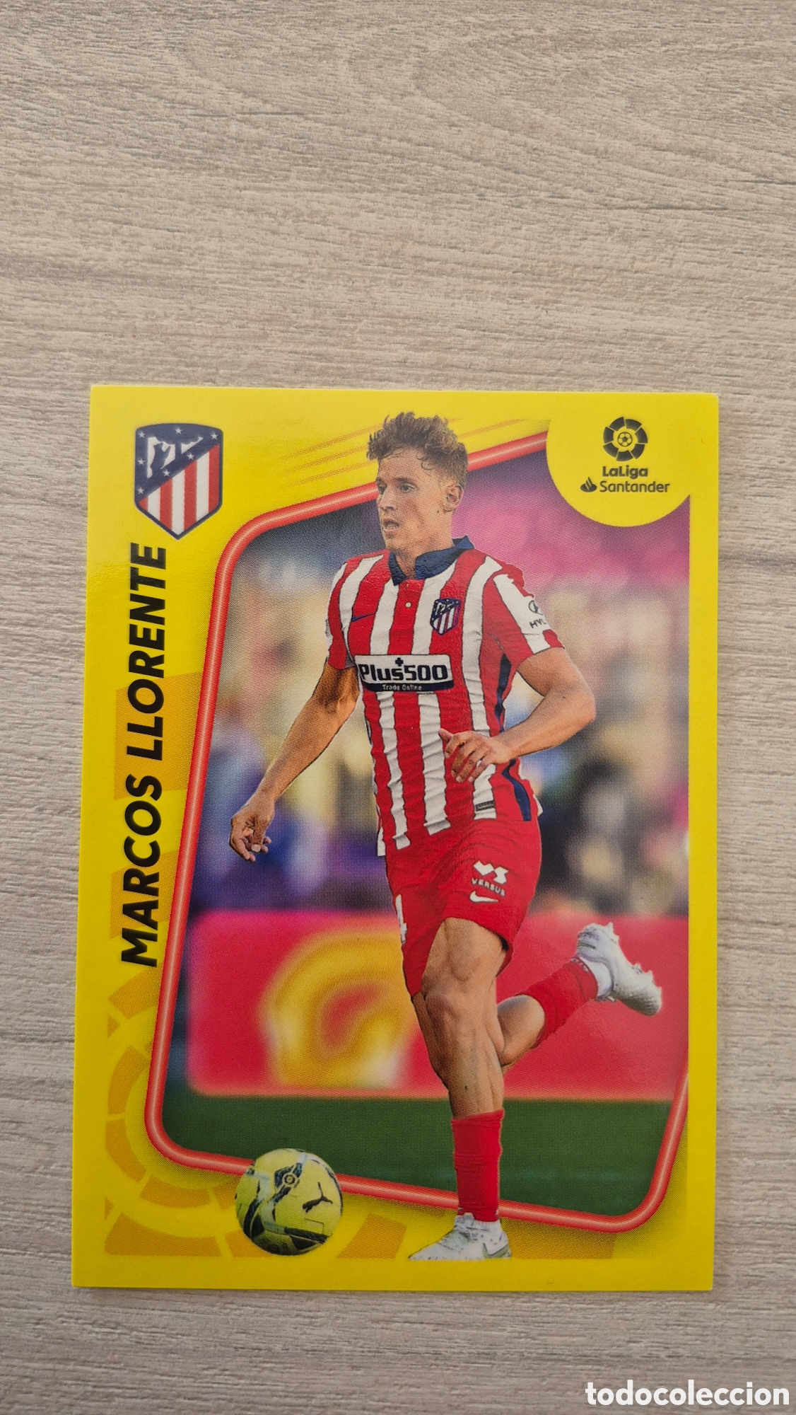 Cromos de F&uacute;tbol: N&deg;3 Atl&eacute;tico de Madrid Marcos Llorente Liga Este 21/22