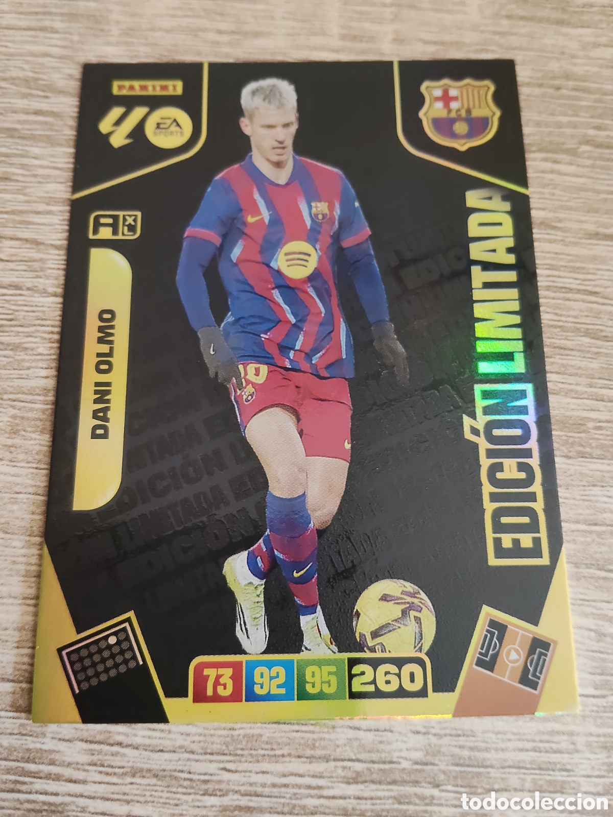 Cromos de F&uacute;tbol: Panini Adrenalyn 2025 2026 25 26 Dani Olmo Barcelona edici&oacute;n limitada