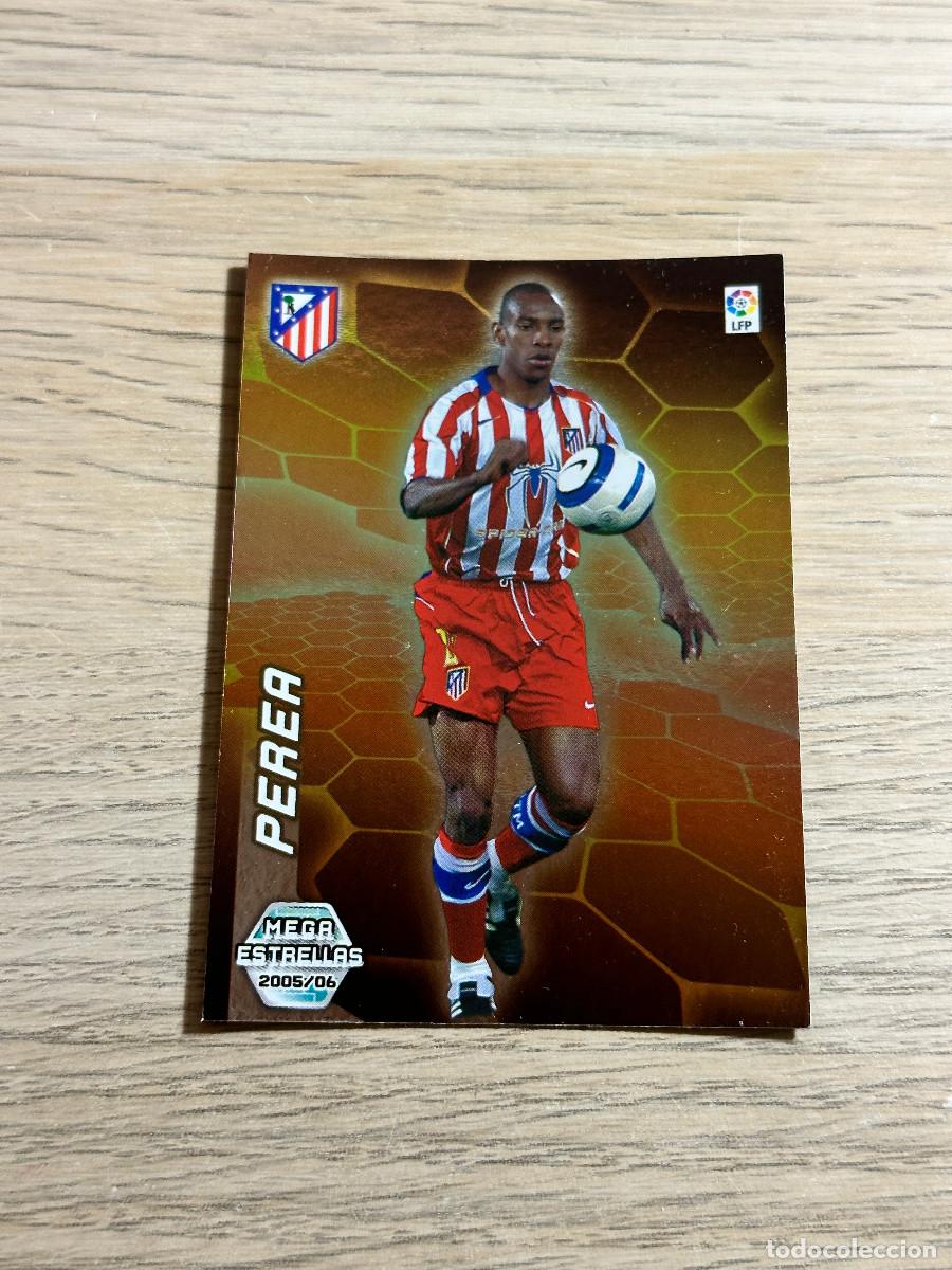 Cromos de F&uacute;tbol: PEREA N&ordm; 365 ATLETICO DE MADRID MEGA ESTRELLAS 2005 2006 PANINI MEGACRACKS 05 06