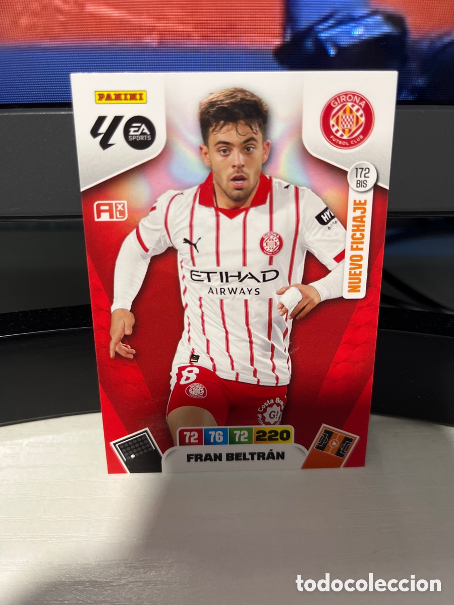 Cromos de F&uacute;tbol: Fran Beltr&aacute;n Girona nuevo fichaje adrenalyn XL 2025/26