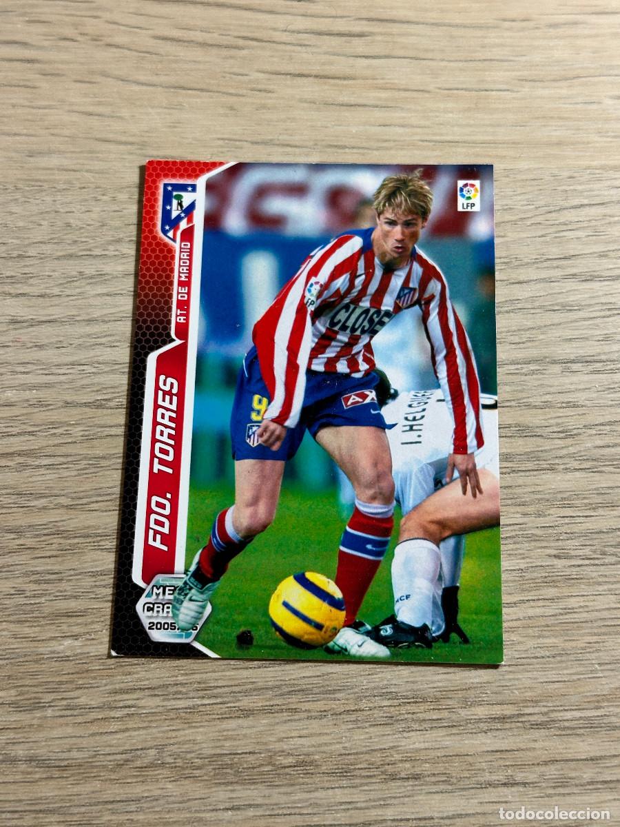 Cromos de F&uacute;tbol: FERNANDO TORRES N&ordm; 53 ATLETICO DE MADRID 2005 2006 PANINI MEGACRACKS 05 06