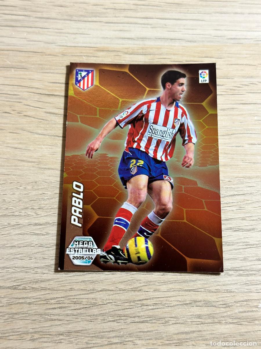 Cartes &agrave; collectionner de Football: PABLO N&ordm; 370 ATLETICO DE MADRID MEGA ESTRELLAS 2005 2006 PANINI MEGACRACKS 05 06