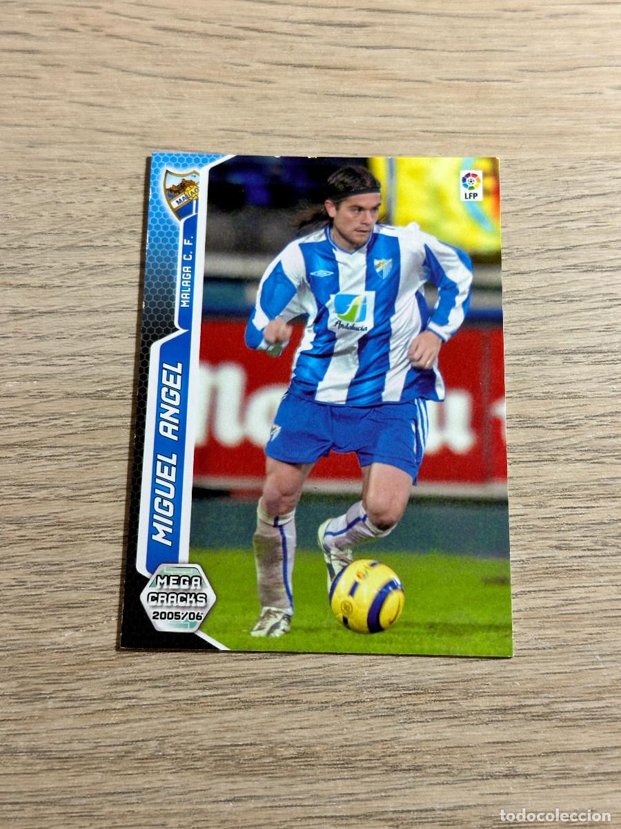 Cromos de F&uacute;tbol: MIGUEL ANGEL N&ordm; 209 MALAGA 2005 2006 PANINI MEGACRACKS 05 06
