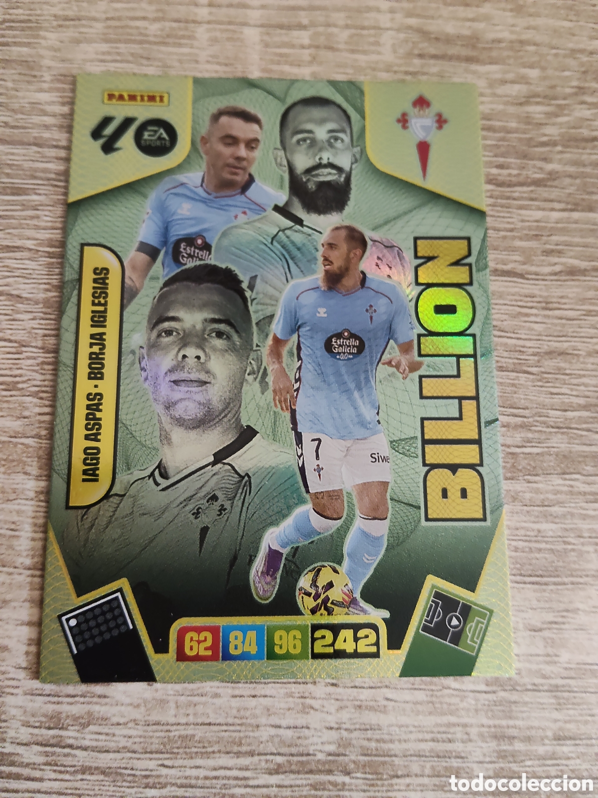 Cromos de F&uacute;tbol: Panini Adrenalyn 2025 2026 25 26 Iago Aspas-Borja Iglesias Celta de Vigo billion