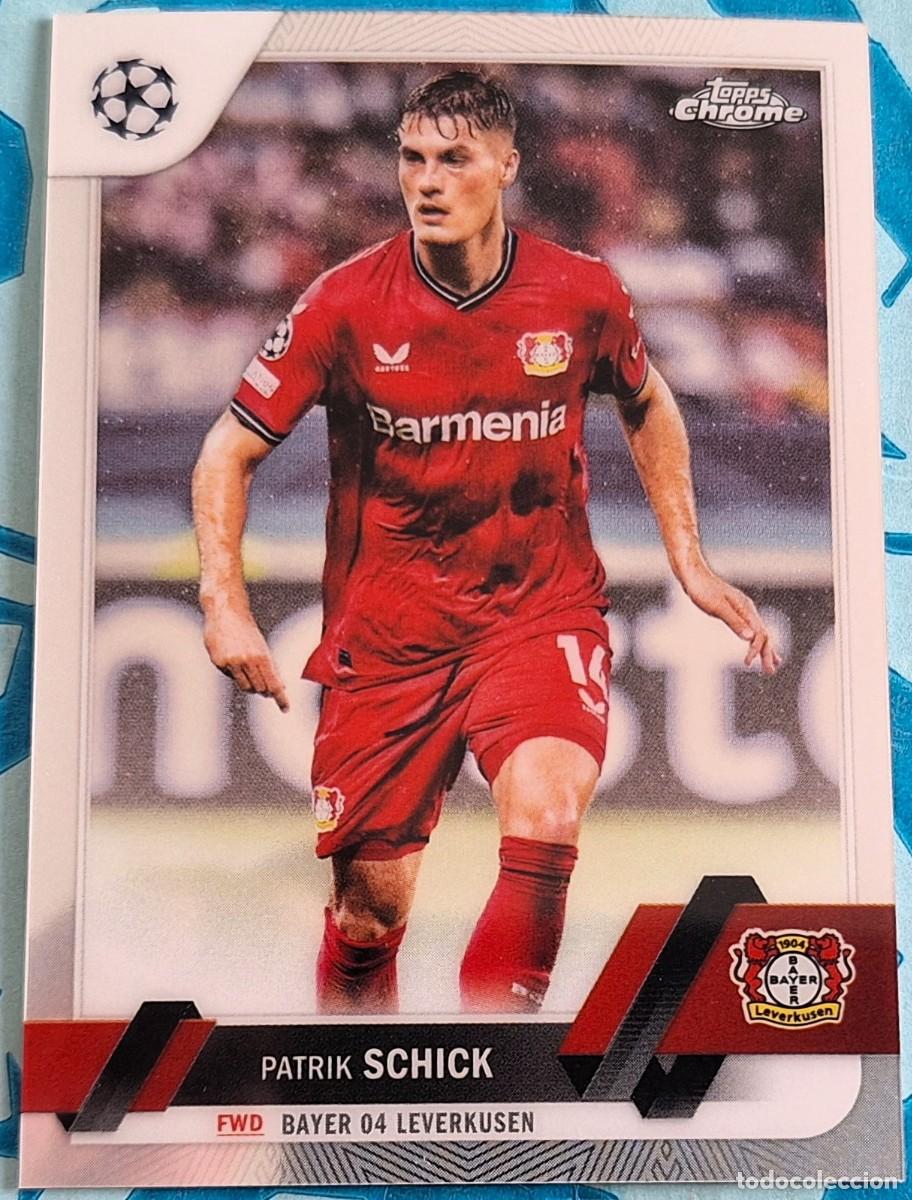 Cromos de F&uacute;tbol: Patrik Schick Byer Leverkusen Topps Chrome Champions League Soccer