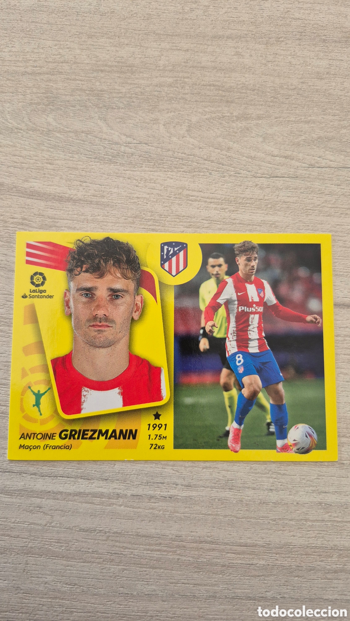 Cromos de F&uacute;tbol: N&deg;63 &Uacute;ltimos Fichajes Griezzman Liga Este 21/22