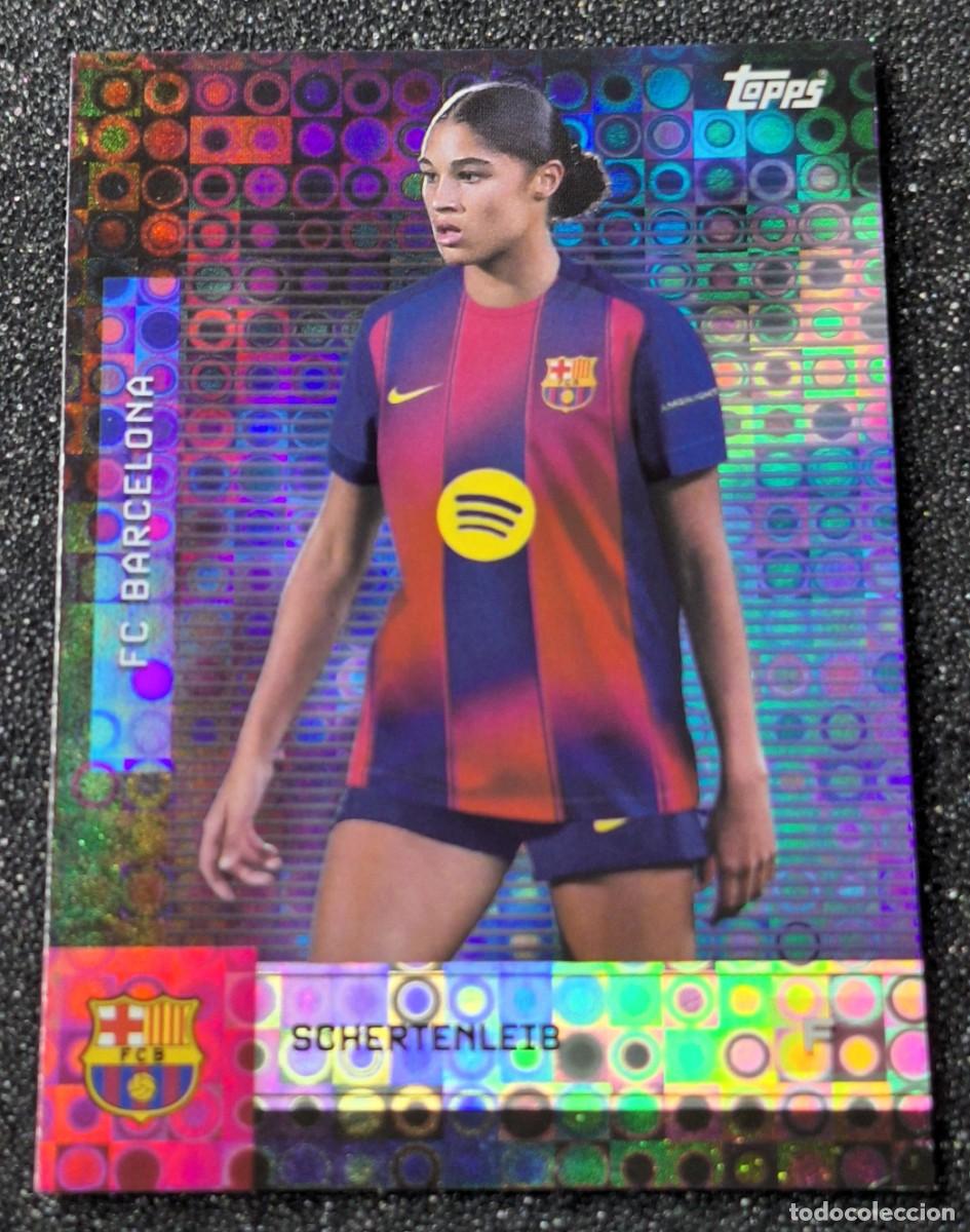 Cromos de F&uacute;tbol: Sydney Schertenleib Barcelona Topps Team Set 2025-26 Halo parallel
