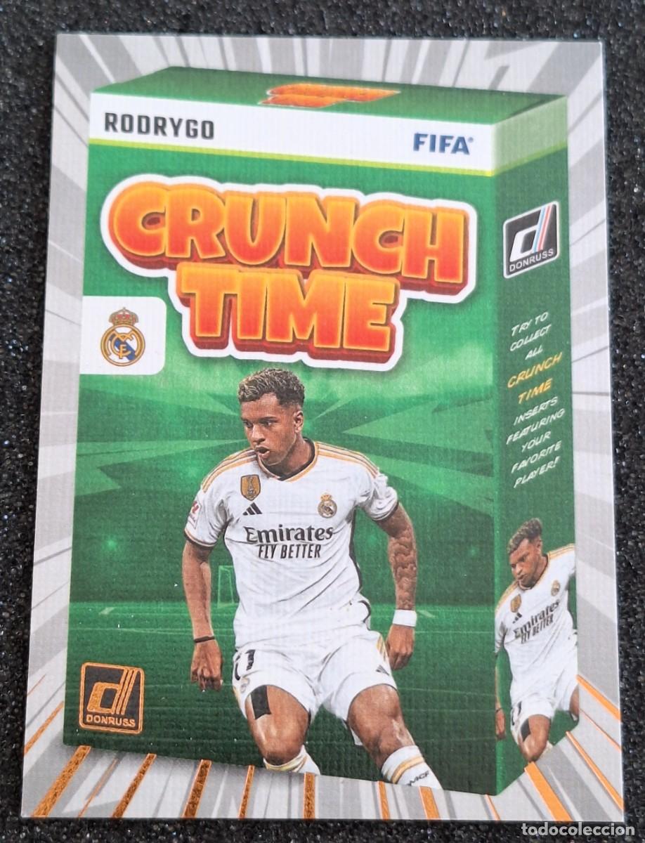 Cromos de F&uacute;tbol: Rodrygo Real Madrid Panini Donruss Soccer Crunch Time