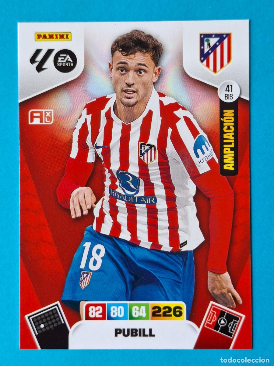 Cromos de F&uacute;tbol: Ampliaci&oacute;n #041BIS PUBILL (Atl&eacute;tico Madrid) - Adrenalyn XL LaLiga 2025-26