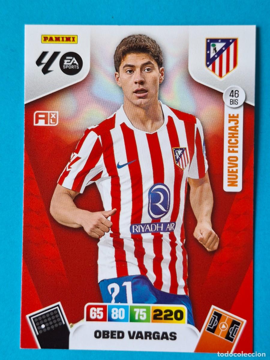 Cromos de F&uacute;tbol: Nuevo Fichaje #046BIS OBED VARGAS (Atl&eacute;tico Madrid) - Adrenalyn XL LaLiga 2025-26