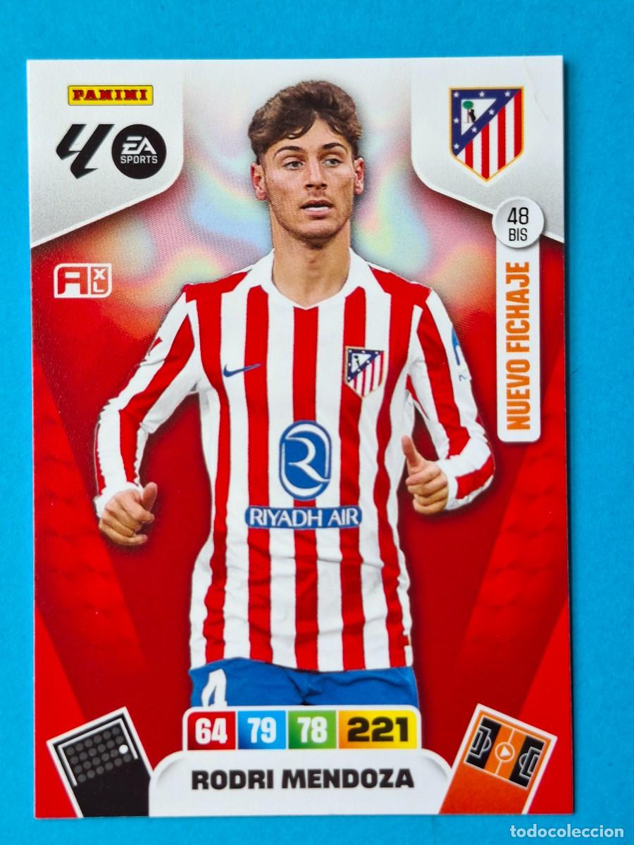 Cromos de F&uacute;tbol: Nuevo Fichaje #048BIS RODRI MENDOZA (Atl&eacute;tico Madrid) - Adrenalyn XL LaLiga 2025-26