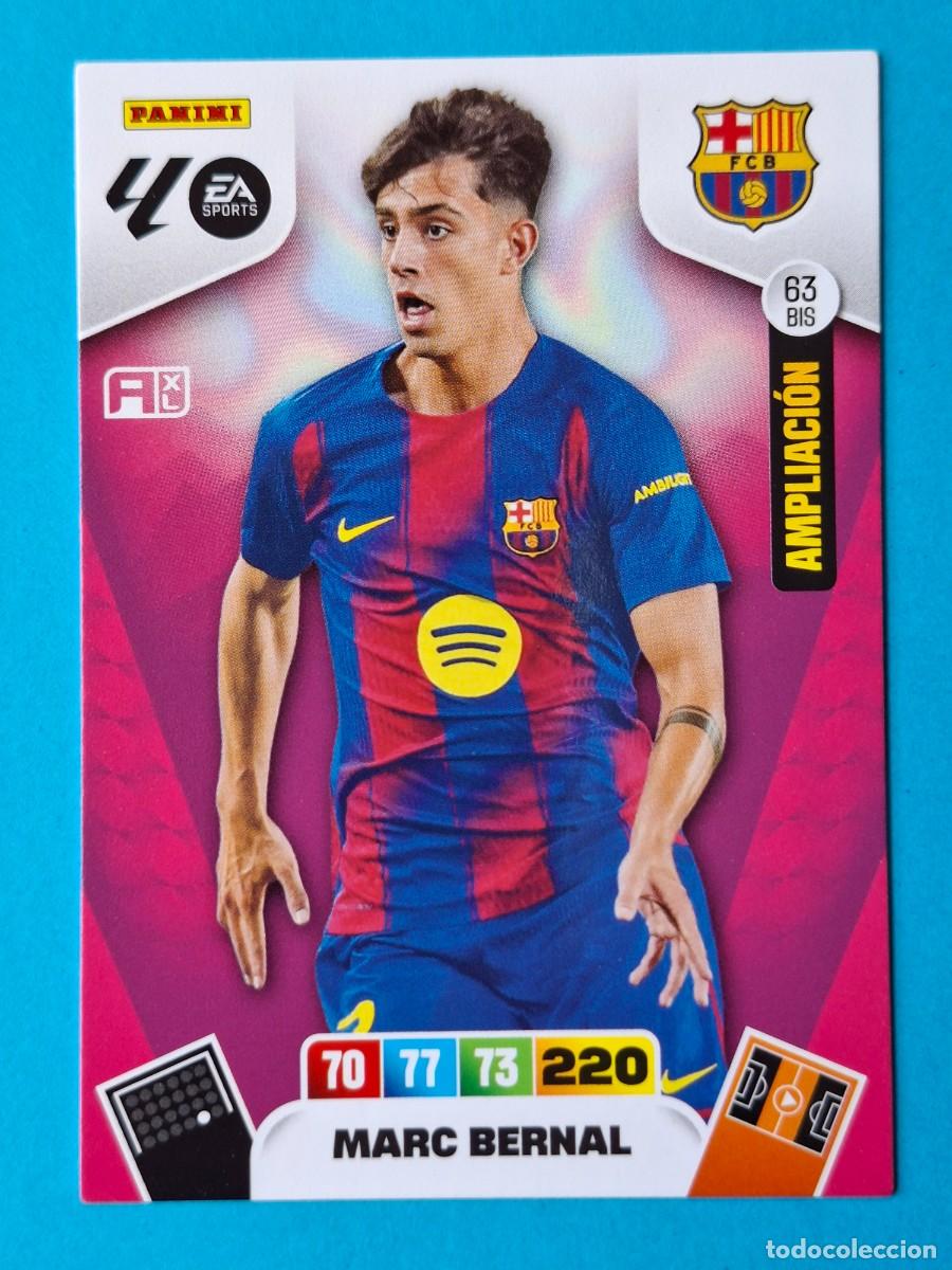Fu&szlig;ball-Sticker: Ampliaci&oacute;n #063BIS MARC BERNAL (FC Barcelona) - Adrenalyn XL LaLiga 2025-26