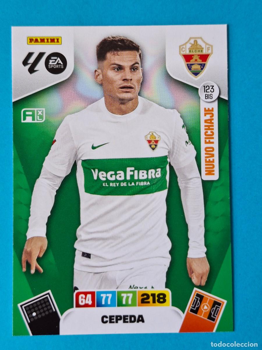 Figurine di Calcio: Nuevo Fichaje #123BIS CEPEDA (Elche) - Adrenalyn XL LaLiga 2025-26