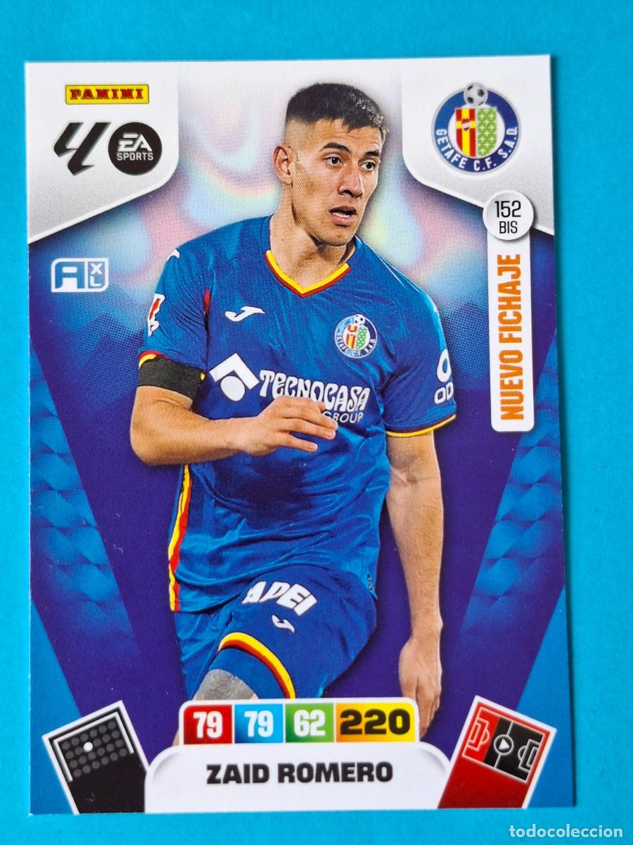 Cromos de F&uacute;tbol: Nuevo Fichaje #152BIS ZAID ROMERO (Getafe) - Adrenalyn XL LaLiga 2025-26