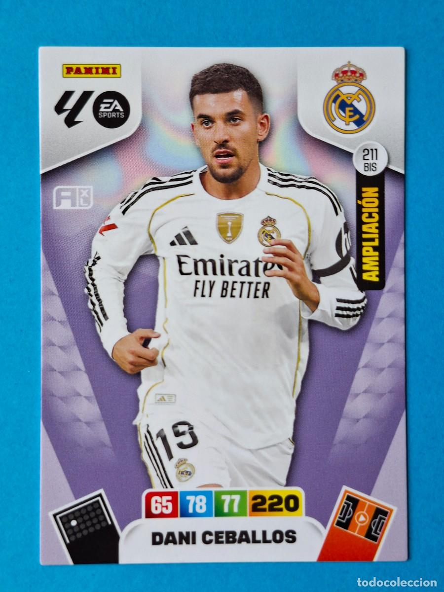 Cromos de F&uacute;tbol: Ampliaci&oacute;n #211BIS DANI CEBALLOS (Real Madrid) - Adrenalyn XL LaLiga 2025-26