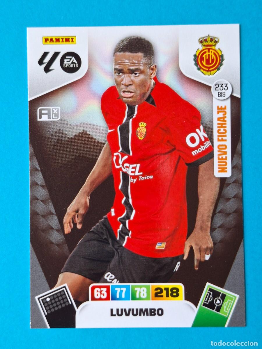 Cromos de F&uacute;tbol: Nuevo Fichaje #233BIS LUVUMBO (Mallorca) - Adrenalyn XL LaLiga 2025-26