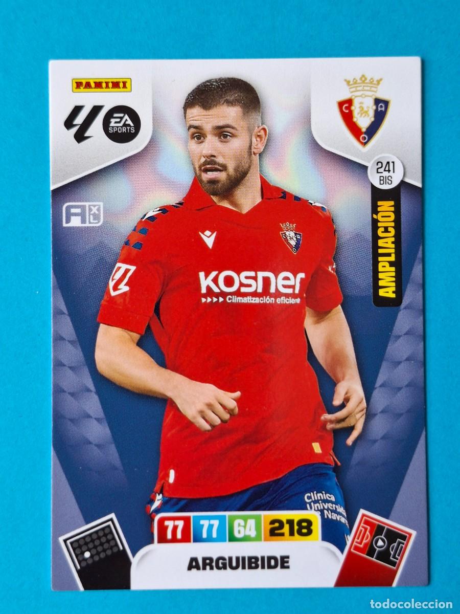Cromos de F&uacute;tbol: Nuevo Fichaje #241BIS ARGU&Iacute;BIDE (Osasuna) - Adrenalyn XL LaLiga 2025-26
