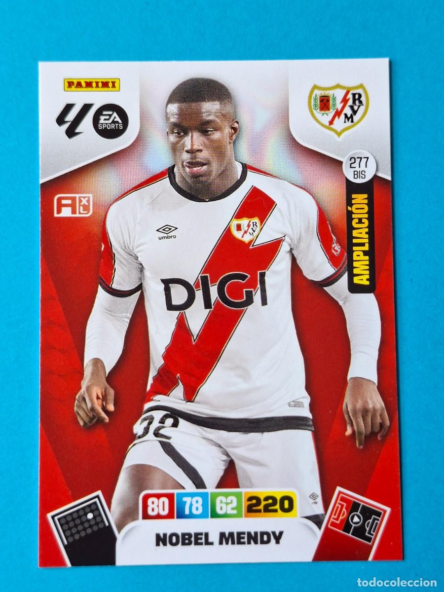 Cromos de F&uacute;tbol: Ampliaci&oacute;n #277BIS NOBEL MENDY (Rayo) - Adrenalyn XL LaLiga 2025-26