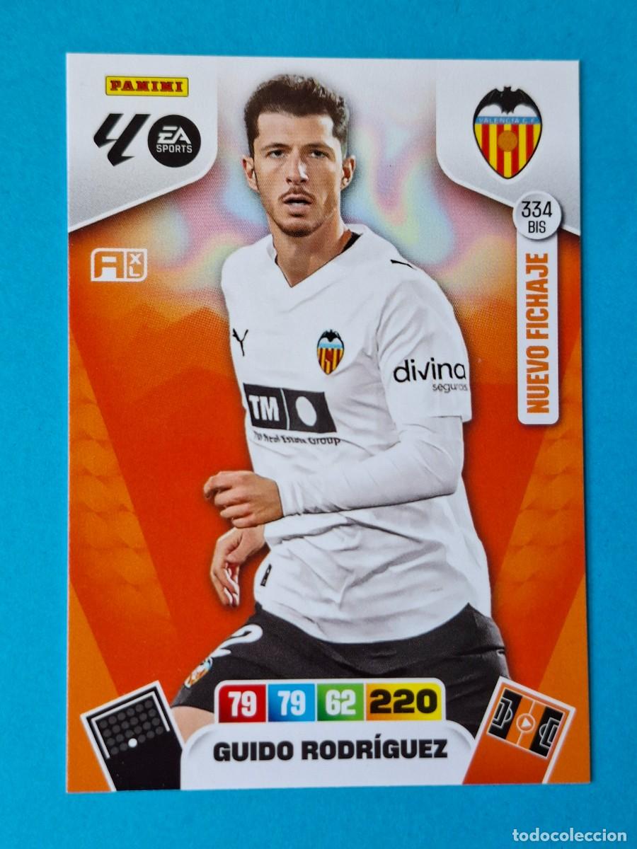 Cromos de F&uacute;tbol: Nuevo Fichaje #334BIS GUIDO RODR&Iacute;GUEZ (Valencia) - Adrenalyn XL LaLiga 2025-26