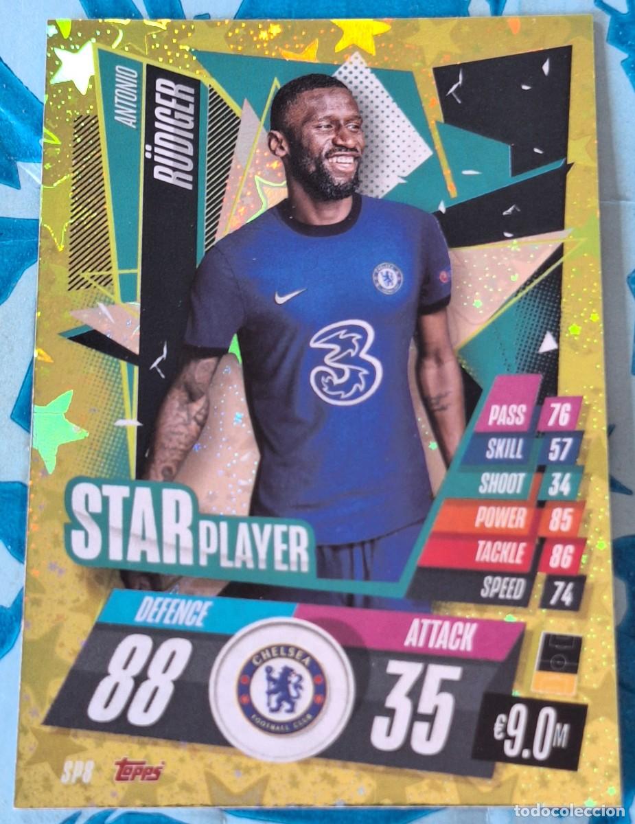 Cromos de F&uacute;tbol: Antonio Rudiger Chelsea Topps Match Attax Soccer Star Player