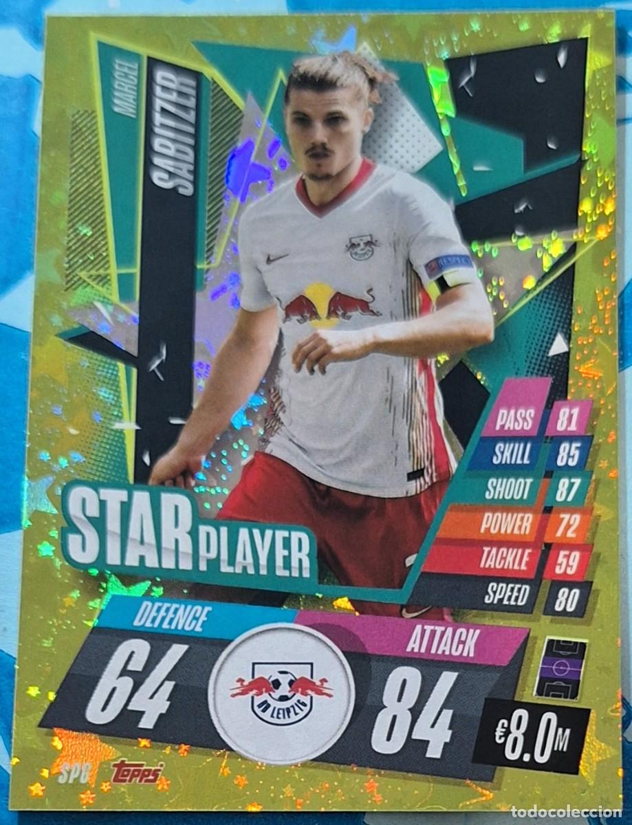 Cromos de F&uacute;tbol: Marcel Sabitzer Leipzig Topps Match Attax Soccer Star Player