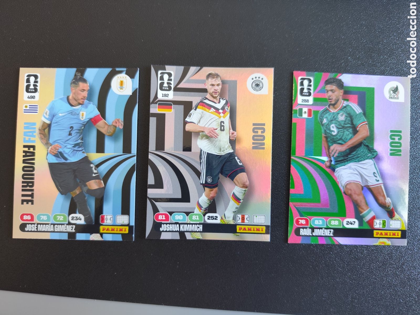Cromos de F&uacute;tbol: Lote 3 cromos especiales Adrenalyn Fifa World Cup 2026