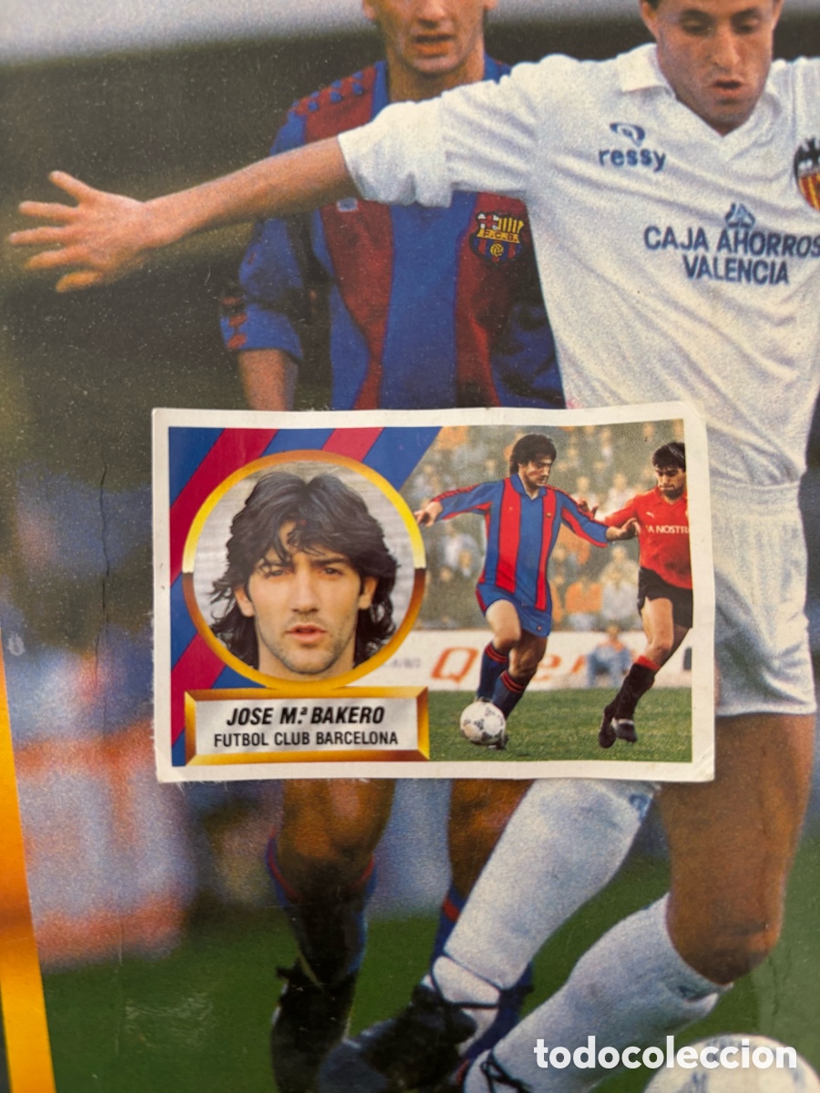 Cromos de F&uacute;tbol: BAKERO BARCELONA LIGA ESTE 88 89 DESPEGADO 1988 1989 VERSI&Oacute;N PINTADO