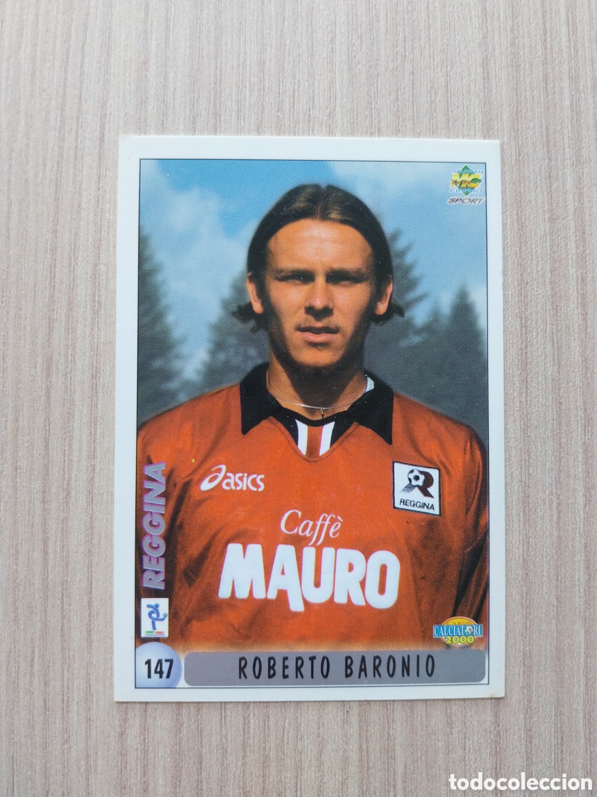 Cromos de F&uacute;tbol: ROBERTO BARONIO ARNAULD MERCIER N&deg; 147 CALCIATORI 1999 2000 99 00 REGGINA MUNDICROMO ITALIA F&Uacute;TBOL