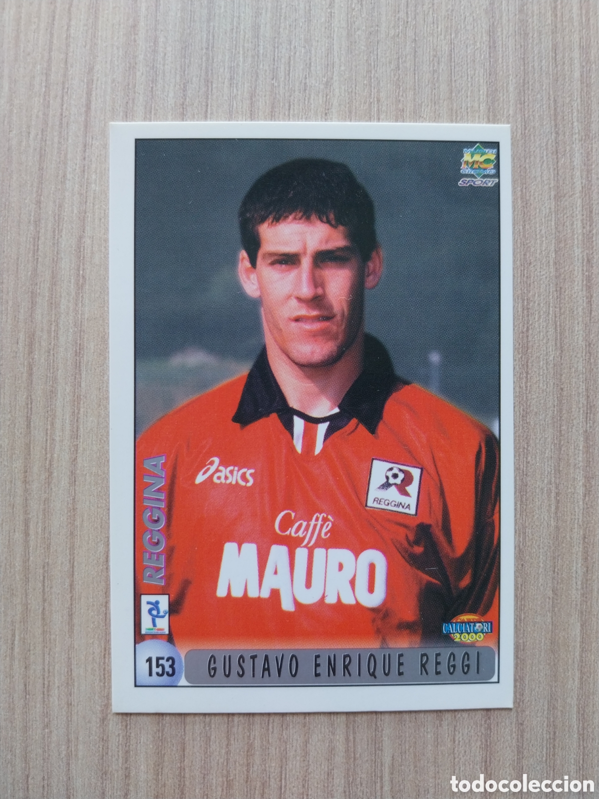 Cromos de F&uacute;tbol: GUSTAVO ENRIQUE REGGI PAOLO FOGLIO N&deg;153 CALCIATORI 1999 2000 99 00 REGGINA MUNDICROMO ITALIA F&Uacute;TBOL