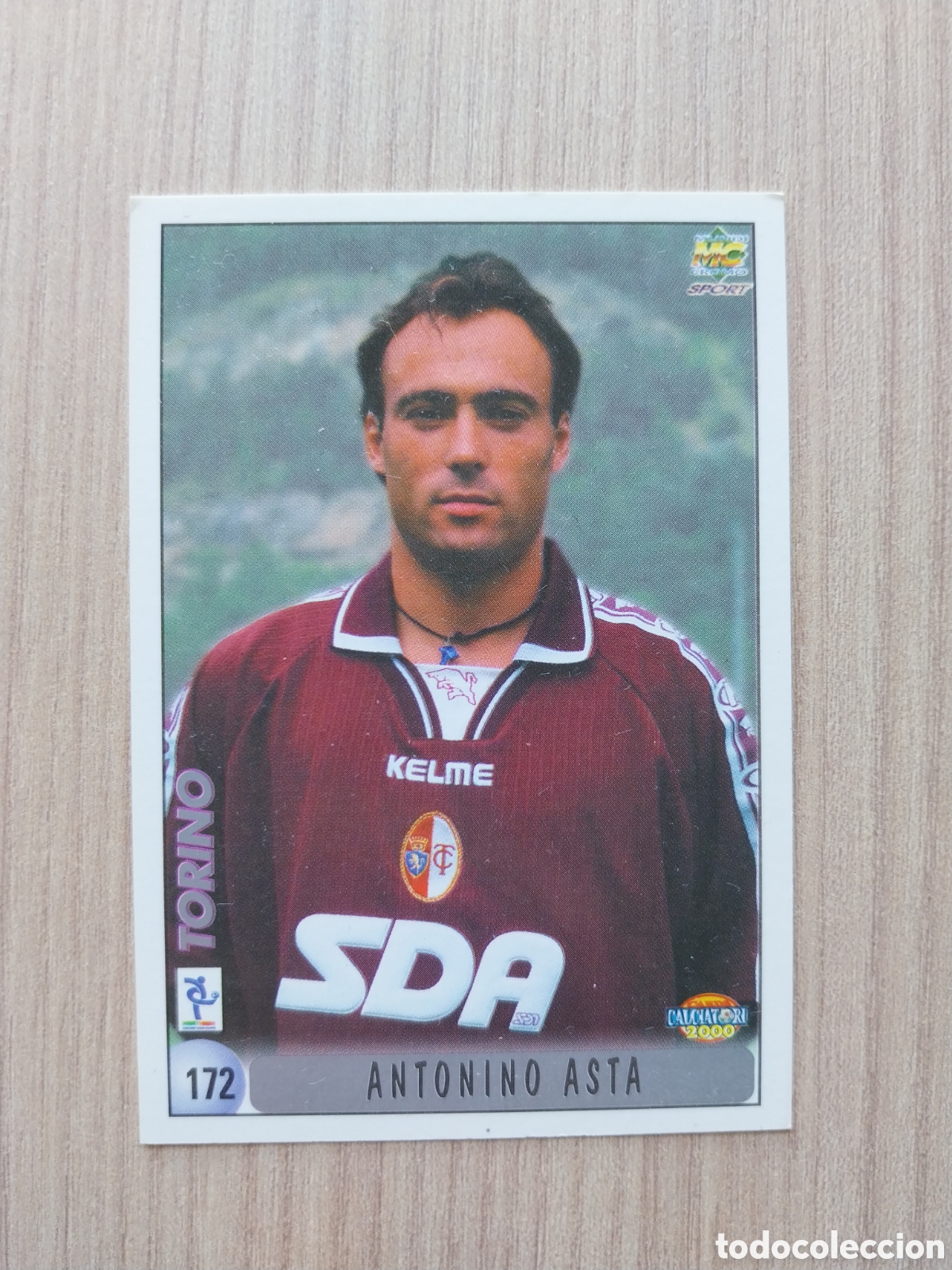 Cromos de F&uacute;tbol: ANTONINO ASTA ROBERTO MALTAGLIATI N&deg; 172 CALCIATORI 1999 2000 99 00 TORINO MUNDICROMO ITALIA F&Uacute;TBOL