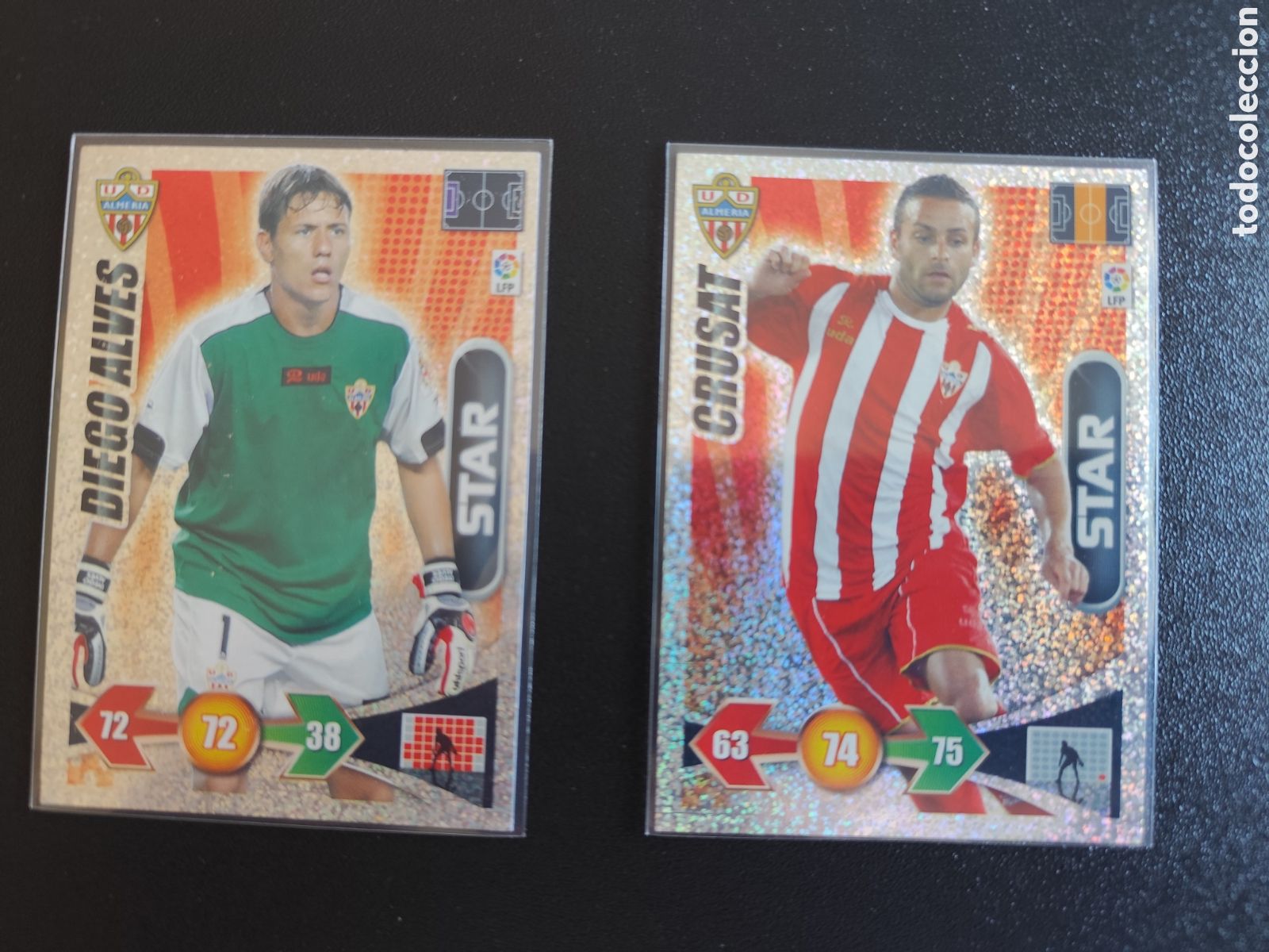 Cromos de F&uacute;tbol: Lote Diego Alves y Crusat Adrenalyn 2009/10
