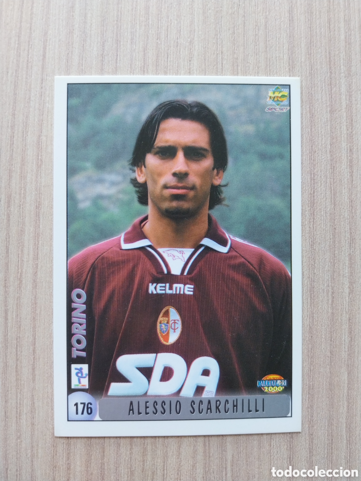 Cromos de F&uacute;tbol: ALESSIO SCARCHILLI MASSIMO CRIPPA N&deg; 176 CALCIATORI 1999 2000 99 00 TORINO MUNDICROMO ITALIA F&Uacute;TBOL