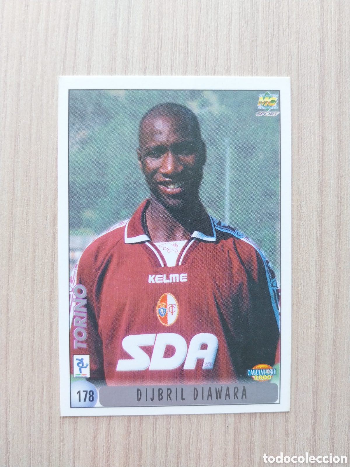 Cromos de F&uacute;tbol: DIJBRIL DIAWARA VINCENZO SOMMESE N&deg; 178 CALCIATORI 1999 2000 99 00 TORINO MUNDICROMO ITALIA F&Uacute;TBOL