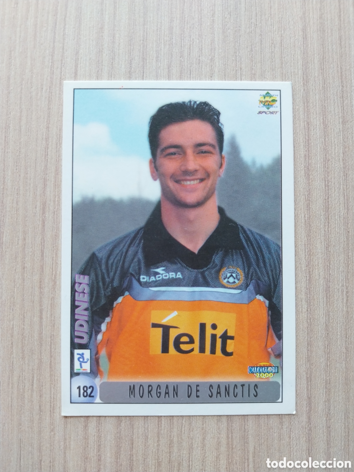 Cartes &agrave; collectionner de Football: MORGAN DE SANCTIS MASSIMO MARGIOTTA N&deg; 182 CALCIATORI 1999 2000 99 00 UDINESE MUNDICROMO ITALIA