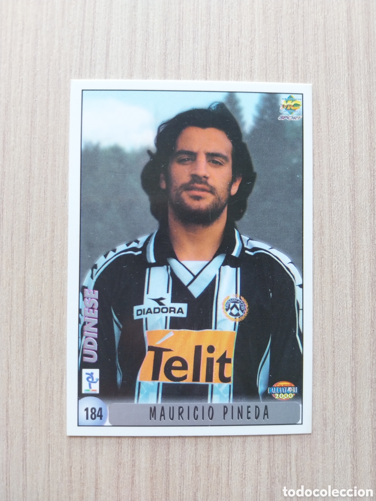 Cartes &agrave; collectionner de Football: MAURICIO PINEDA VALERIO BERTOTTO N&deg; 184 CALCIATORI 1999 2000 99 00 UDINESE MUNDICROMO ITALIA F&Uacute;TBOL