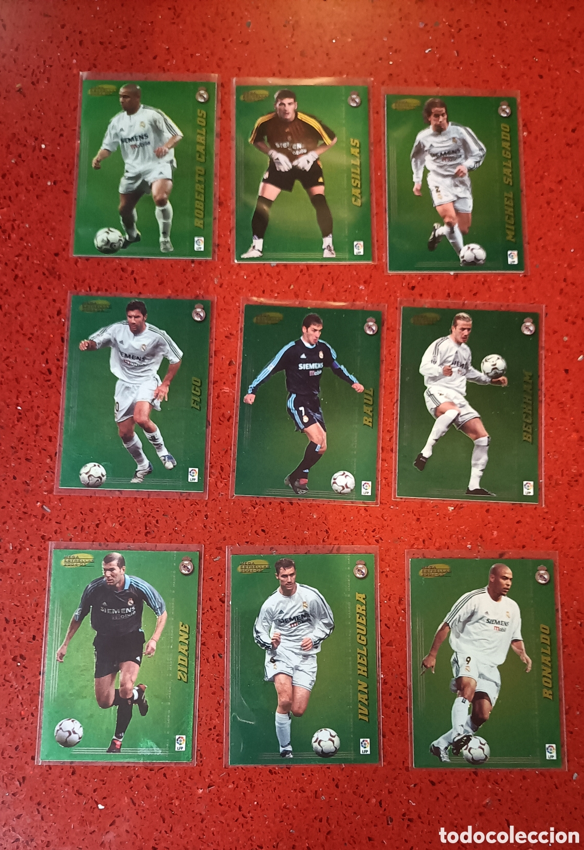Cartes &agrave; collectionner de Football: Lote jugadores Real Madrid Megacracks 2004/05