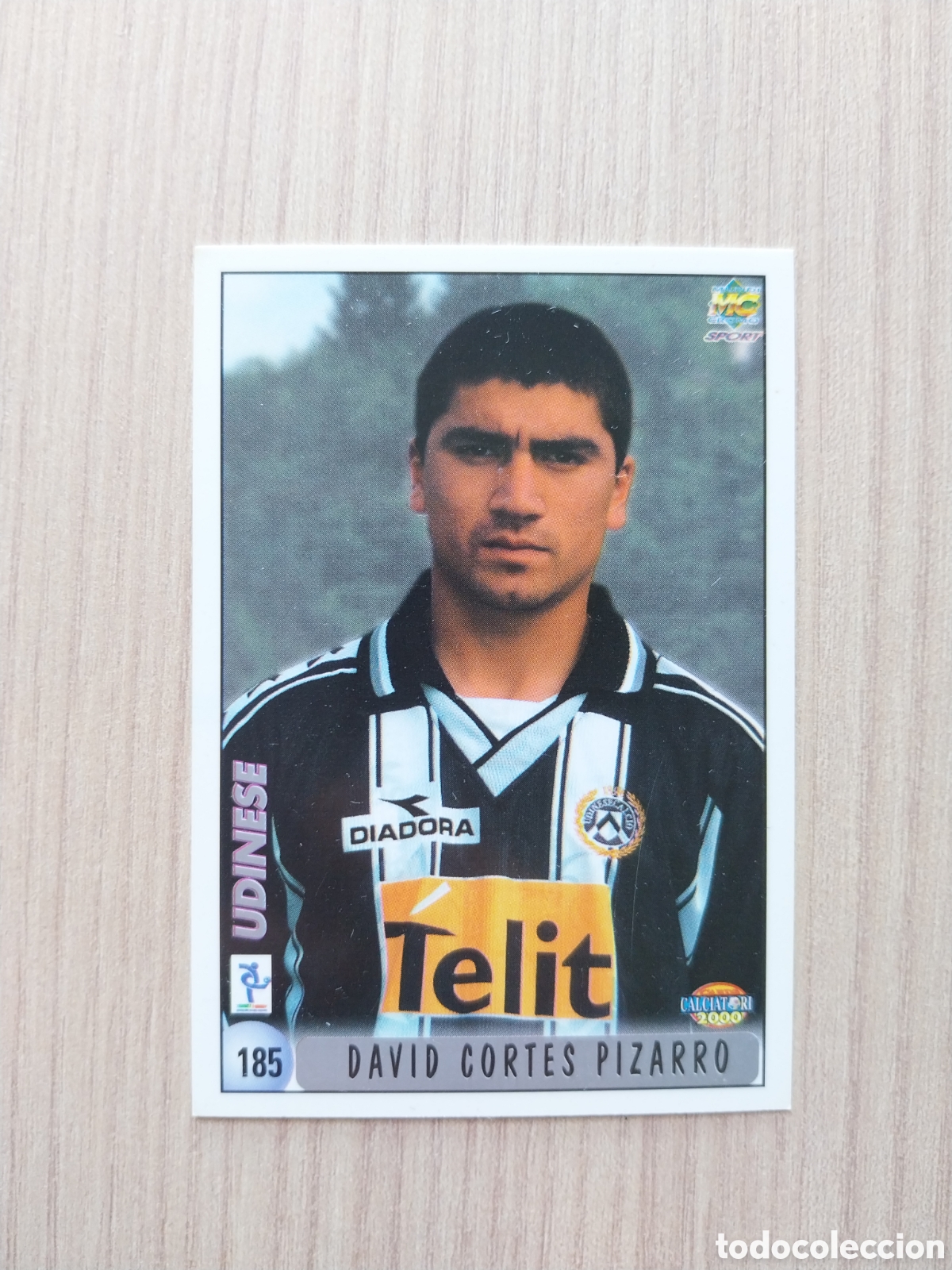 Cartes &agrave; collectionner de Football: DAVID CORTES PIZARRO MORTEN BISGAARD N&deg; 185 CALCIATORI 1999 2000 99 00 UDINESE MUNDICROMO ITALIA