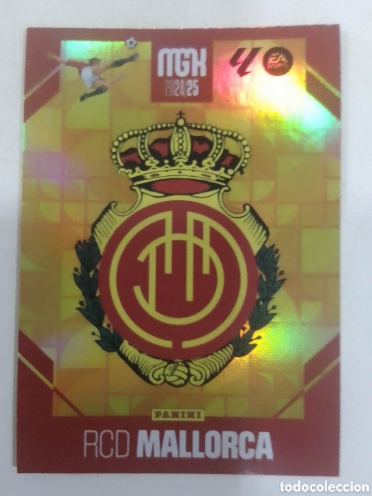 Cromos de F&uacute;tbol: Megacracks 2024-25 n&deg; 235 escudo Mallorca.