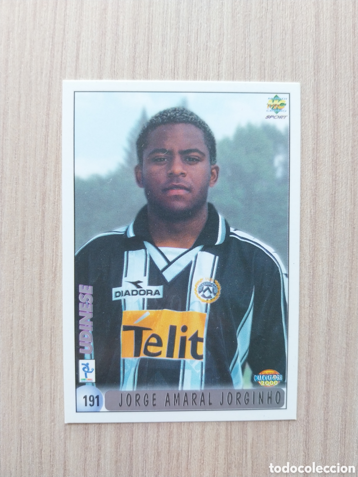 Cromos de F&uacute;tbol: JORGE AMARAL JORGINHO MARCO ZANCHI N&deg;191 CALCIATORI 1999 2000 99 00 UDINESE MUNDICROMO ITALIA F&Uacute;TBOL