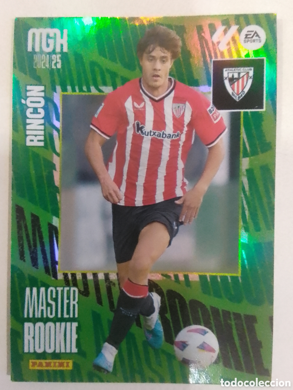 Cromos de F&uacute;tbol: Megacracks 2024-25 n&deg; 422 Rinc&oacute;n &bull; Athletic Club. MASTER ROOKIE.