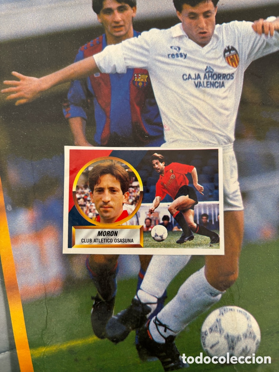Cromos de F&uacute;tbol: MORON FICHAJE 19 OSASUNA LIGA ESTE 88 89 RECORTADO 1988 1989