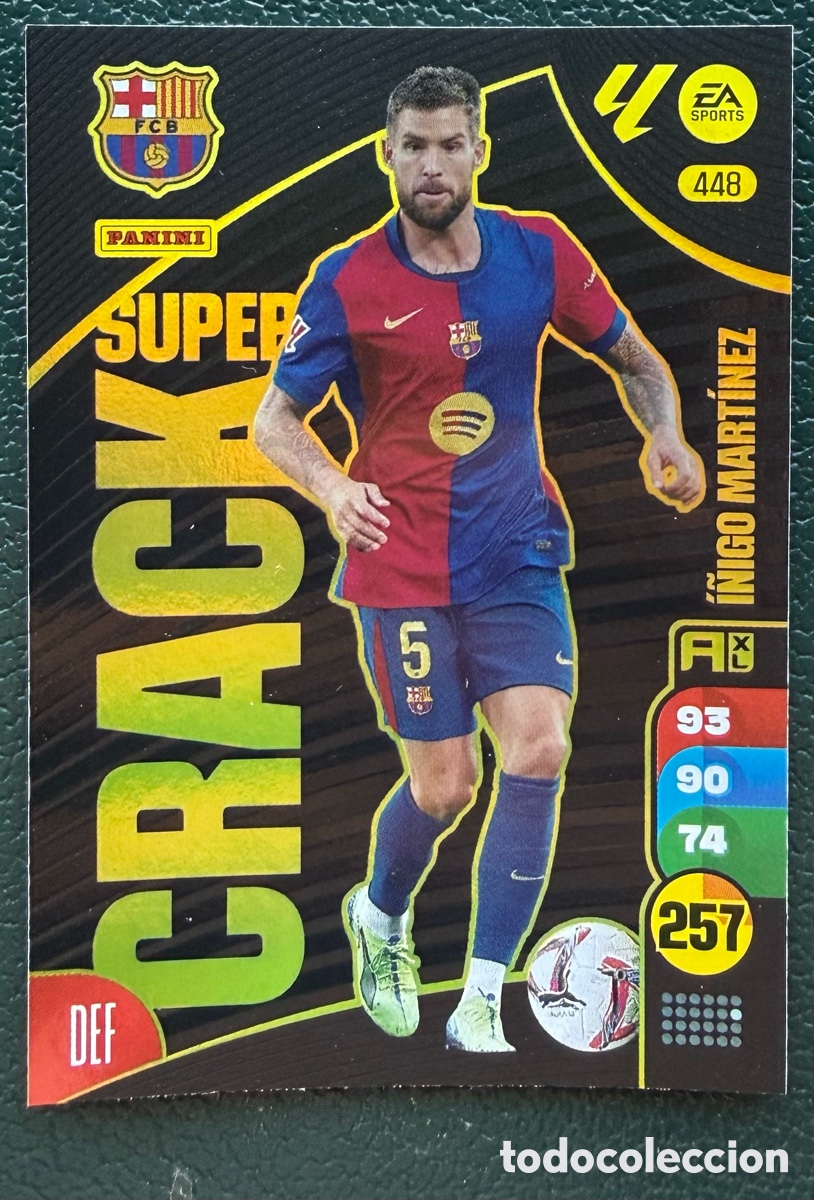 Cromos de Futebol: 448 I&Ntilde;IGO MARTINEZ FC BARCELONA SUPER CRACK FICHAS ALBUM ADRENALYN XL 2024 2025 24 25