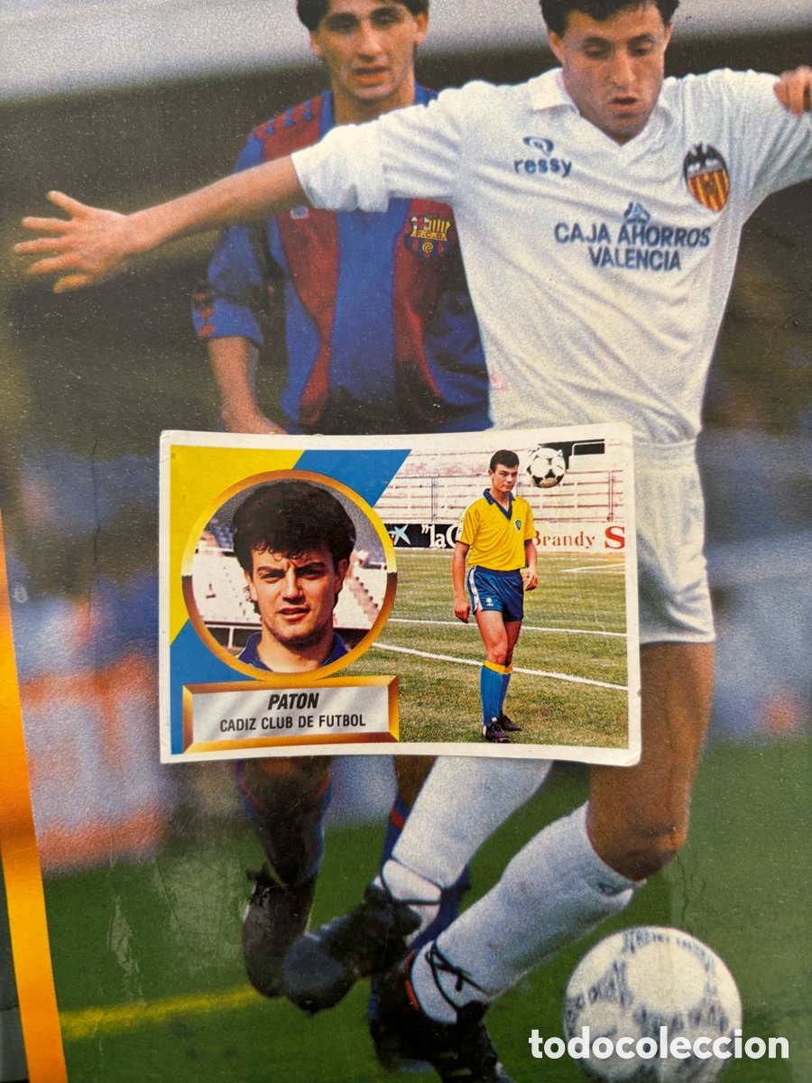 Cromos de F&uacute;tbol: PATON FICHAJE 6 C&Aacute;DIZ LIGA ESTE 88 89 DESPEGADO 1988 1989
