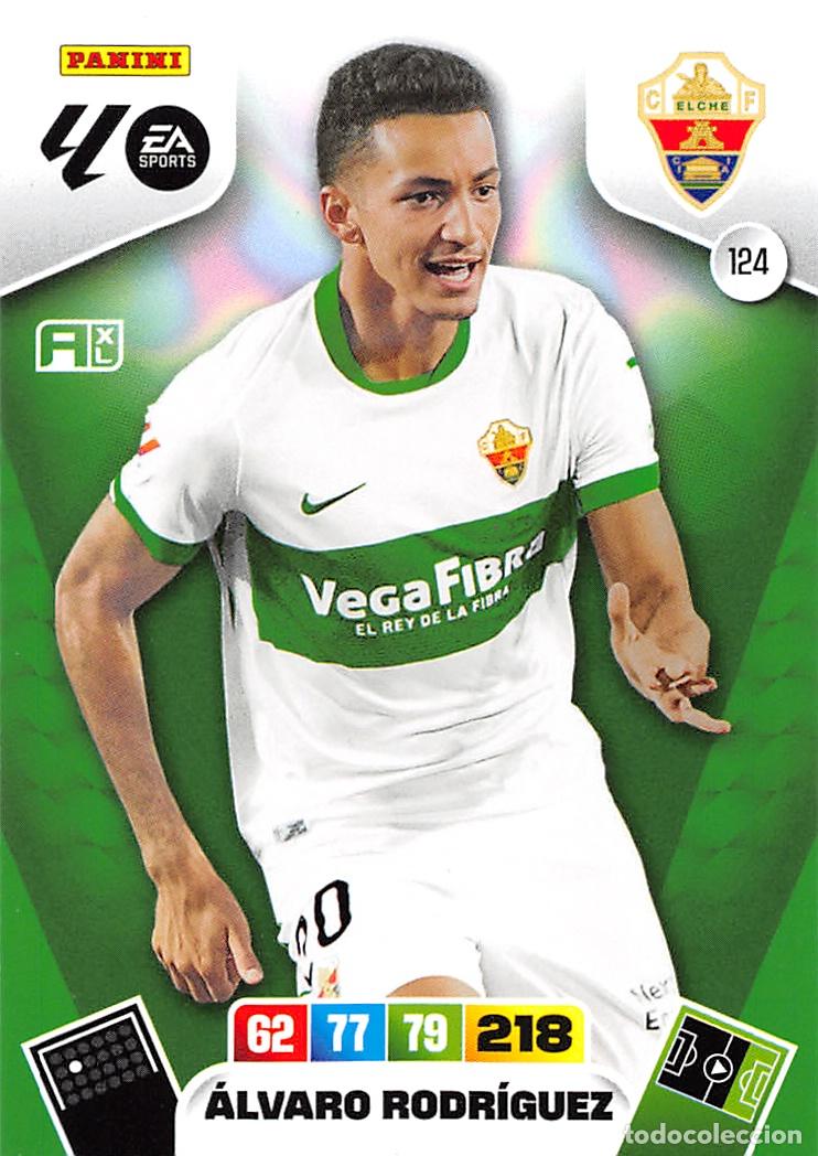 Cromos de F&uacute;tbol: PANINI ADRENALYN 25/26 2025/2026 #124 ALVARO RODRIGUEZ (ELCHE C.F.)
